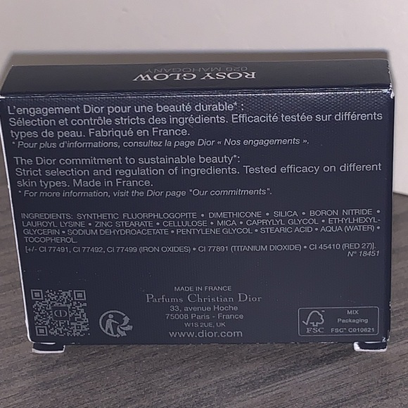 ✨020 Mahogany✨Dior New In Box Rosy Glow Color-Reviving Powder Blush - Picture 8 of 9